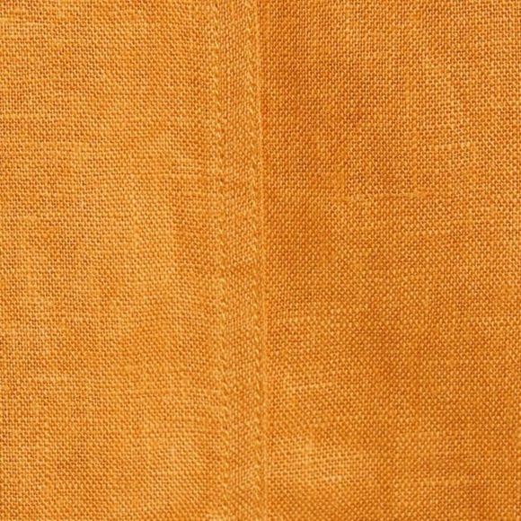 Nicholas Masala 100% linen midi skirt in saffron spring summer - Picture 6 of 8